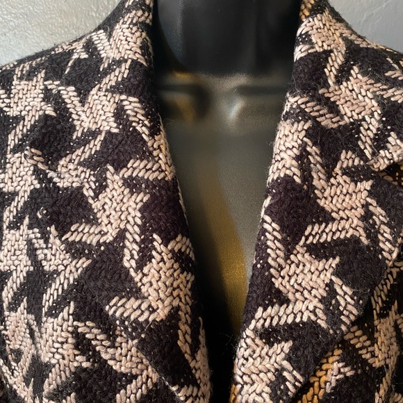 I.N.C black and white large pattern houndstooth jacket - Picture 16 of 16